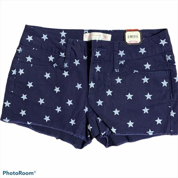 No Boundaries Star‎ Print Shorts Fourth of July - Picture 1 of 3